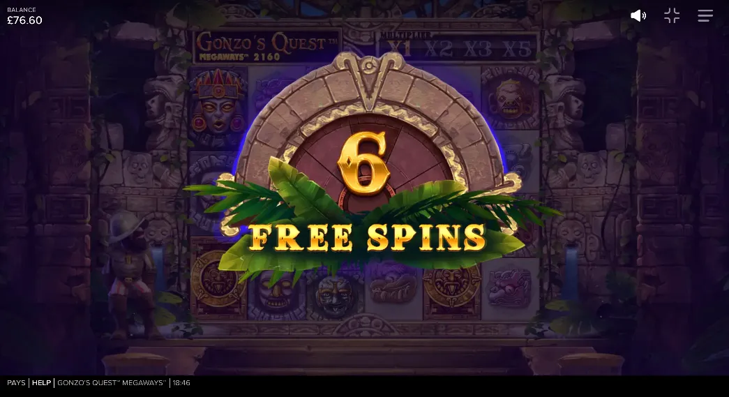 Gonzo’s Quest Megaways Free Spins
